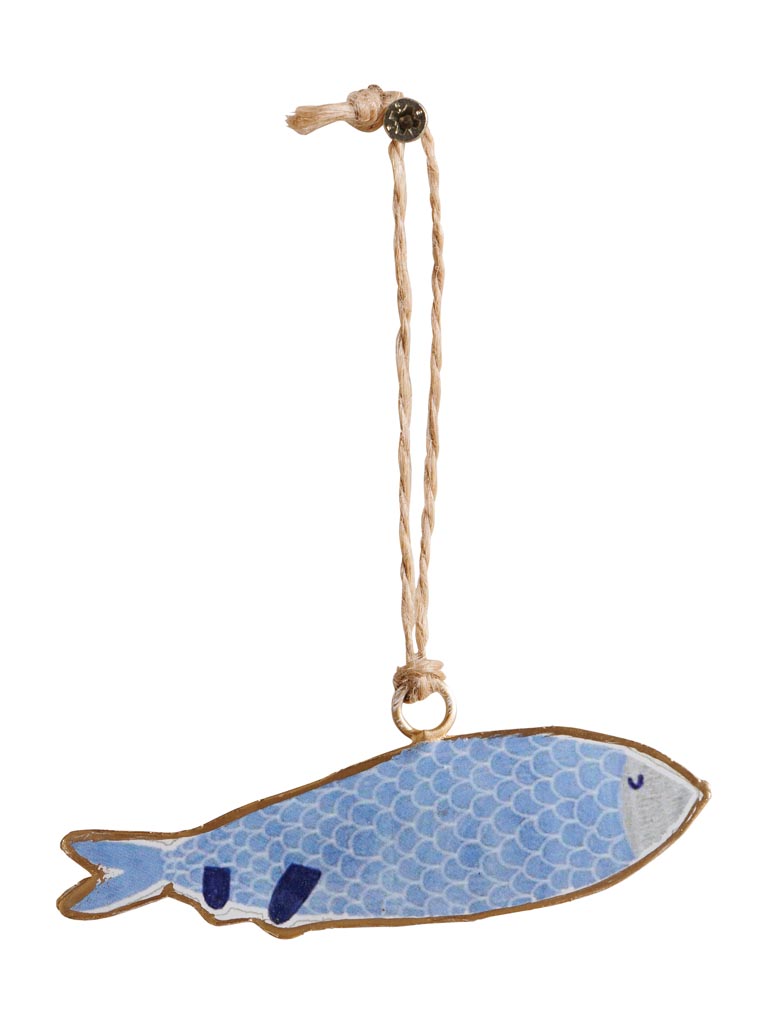 Small blue fish hanging - 2