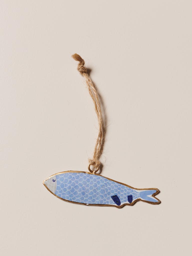 Small blue fish hanging - 4