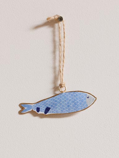 Small blue fish hanging