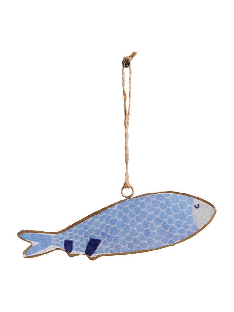 Blue fish hanging - 2