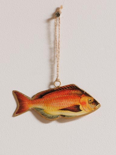 Fish hanging red & orange