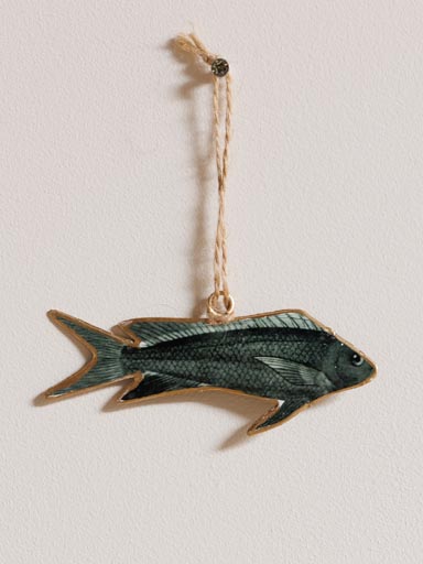 Fish hanging grey & green