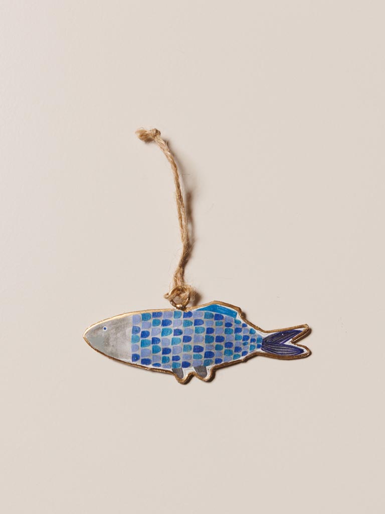 Small fish hanging blue 2 tones scales - 4