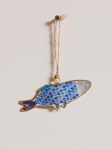 Small fish hanging blue 2 tones scales