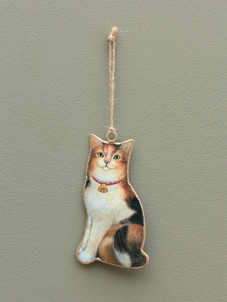 Hanging cat with bell - 1