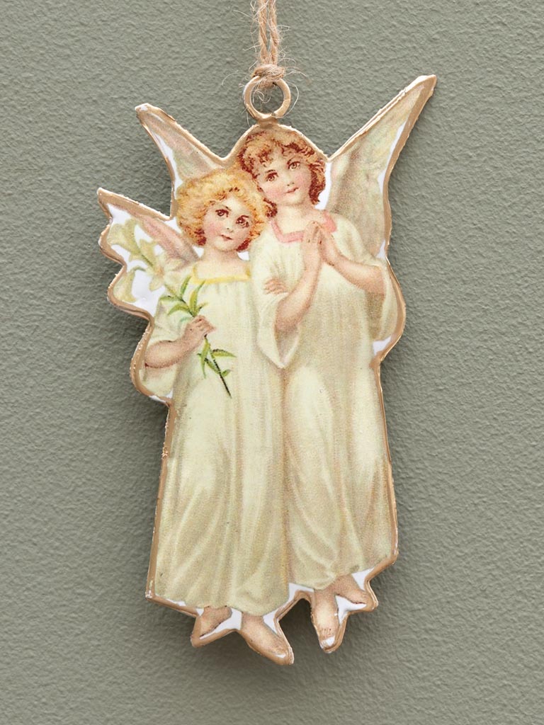 Hanging white angels - 3