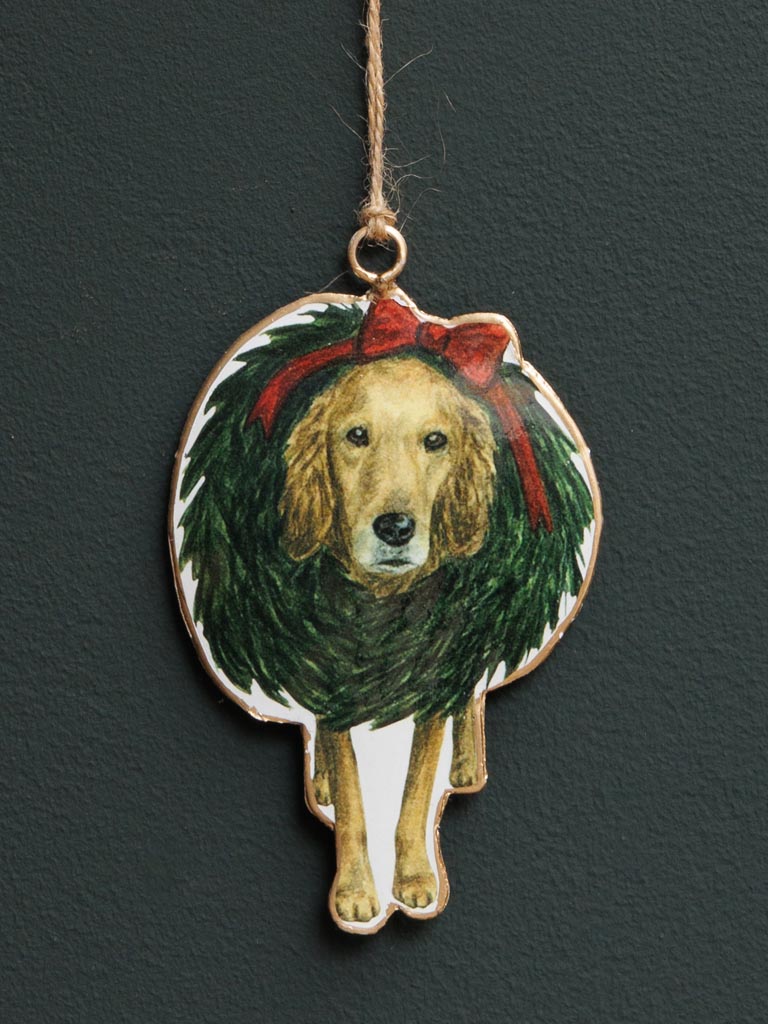 S/2 suspensions Chien et Patins - 3