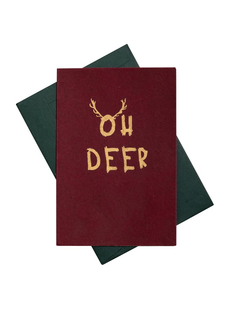 Postcard Oh deer with enveloppe - 2