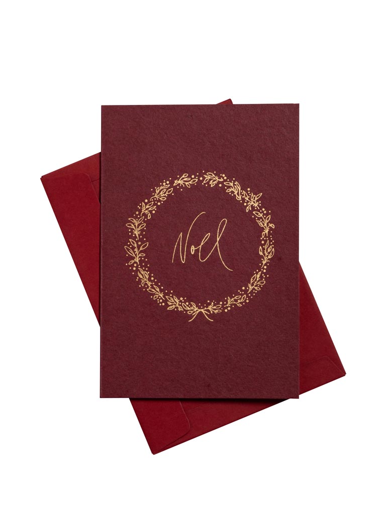 Carte Joyeux Noël et enveloppe - 2