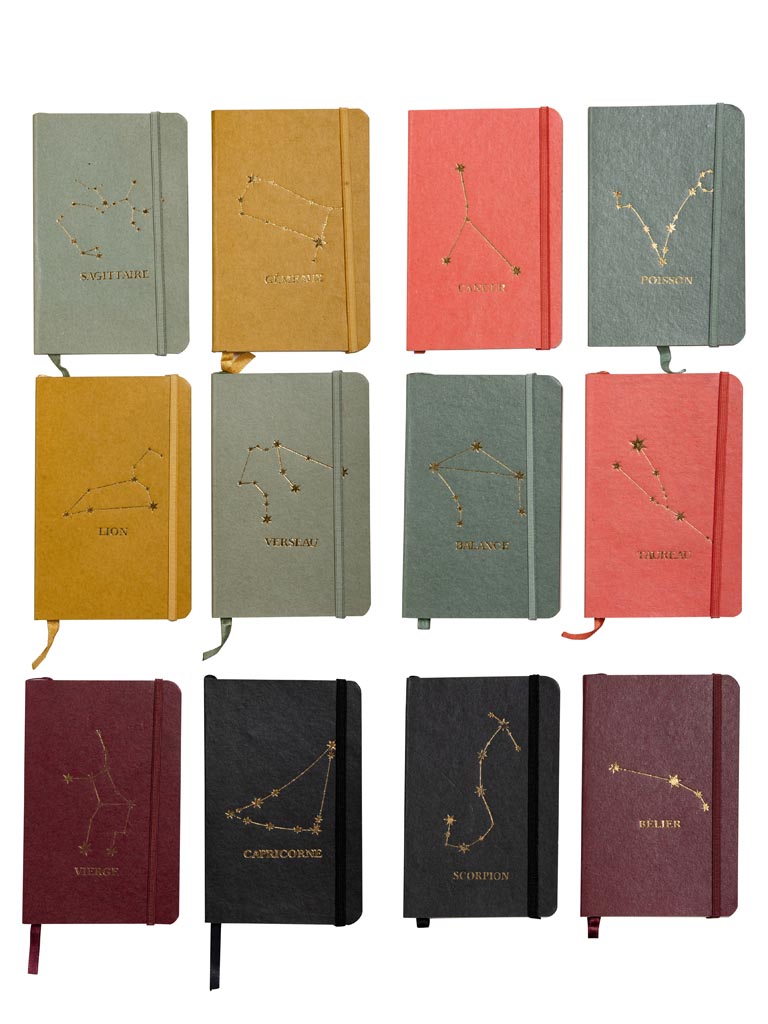 S/12 soft cover notebooks A6 Zodiac - 3