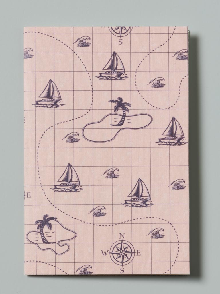 Carte postale carte maritime avec enveloppe - 5