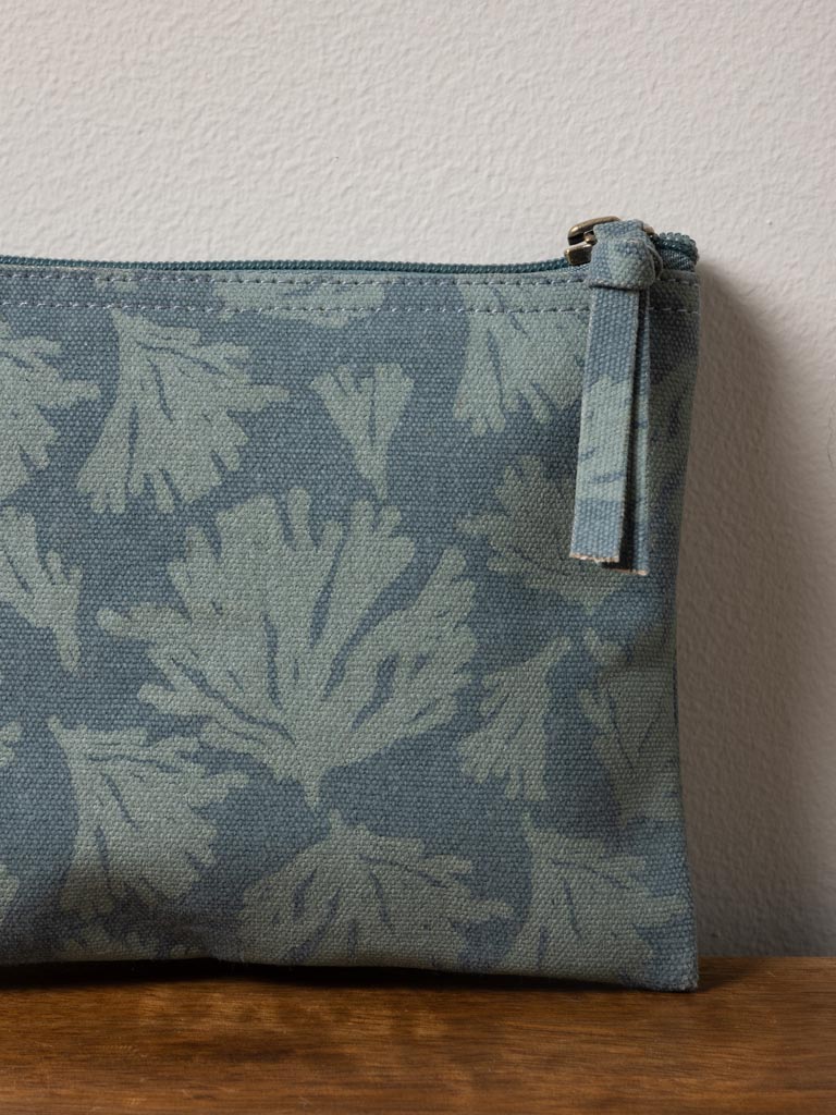 Pochette corail bleu - 3