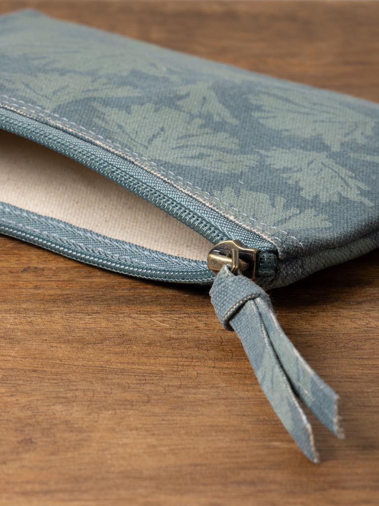 Pochette corail bleu - 4