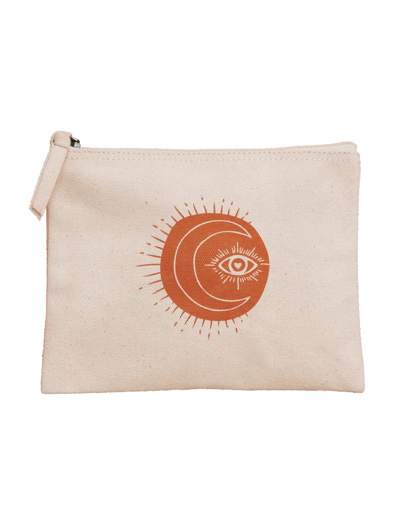 Pouch with terracotta moon - 2