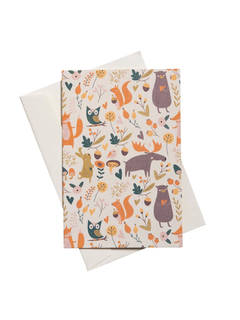 Carte Caribou et enveloppe - 2
