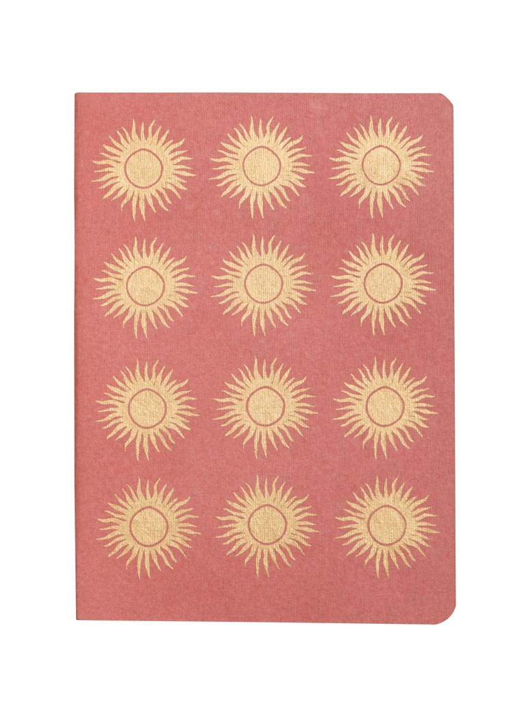 Soft cover notebook A5 Golden suns - 2