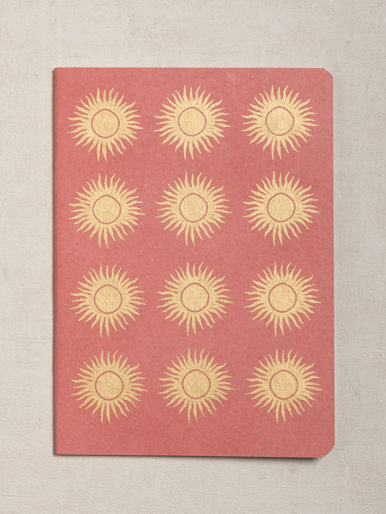 Soft cover notebook A5 Golden suns - 1