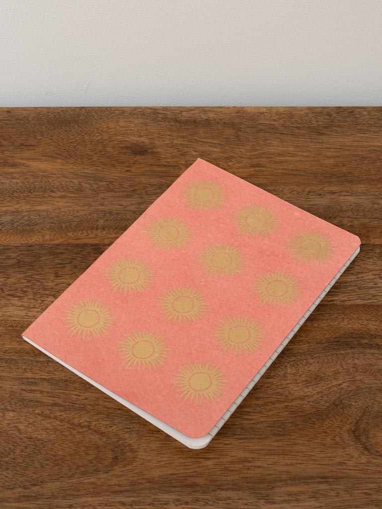 Soft cover notebook A5 Golden suns - 5