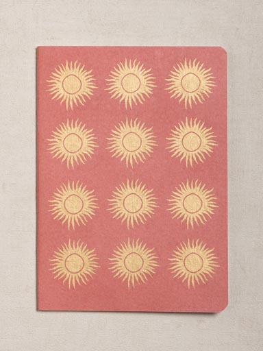 Soft cover notebook A5 Golden suns