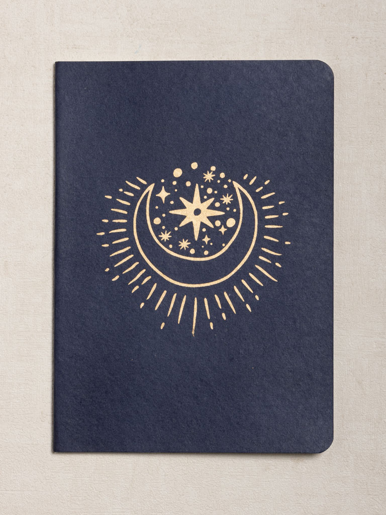 Notebook A5 Starry moon deep blue - 1