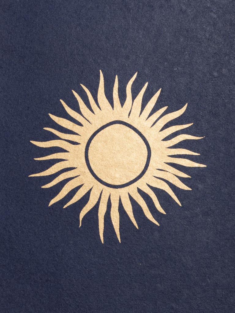 Soft cover notebook A5 Golden sun deep blue - 3