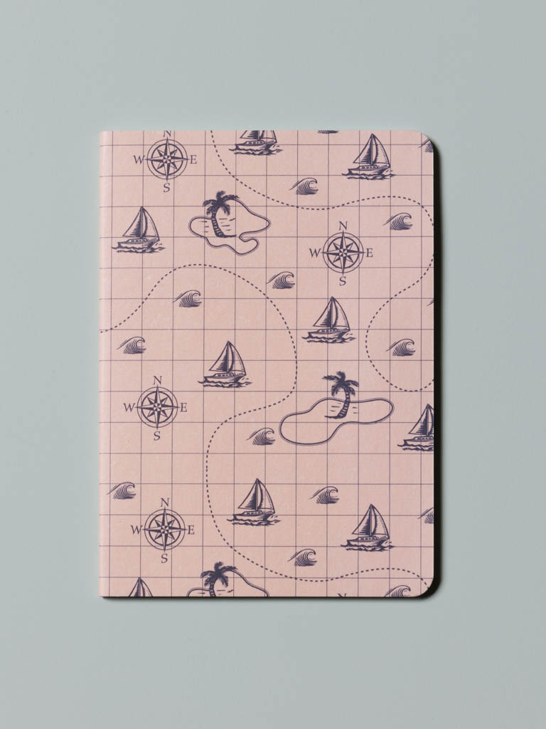 Notebook A5 sea map - 1