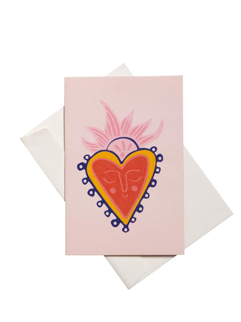 Postcard colored Ex-voto with envelope - 2