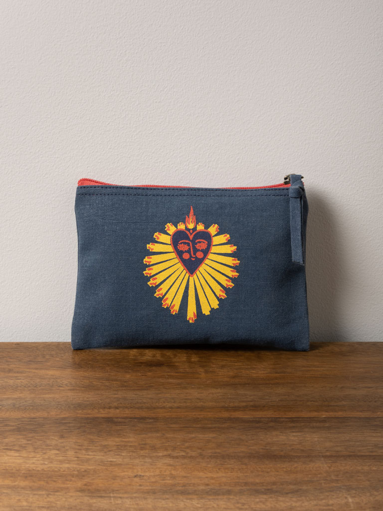 Pochette bleue et Ex-voto coloré - 1