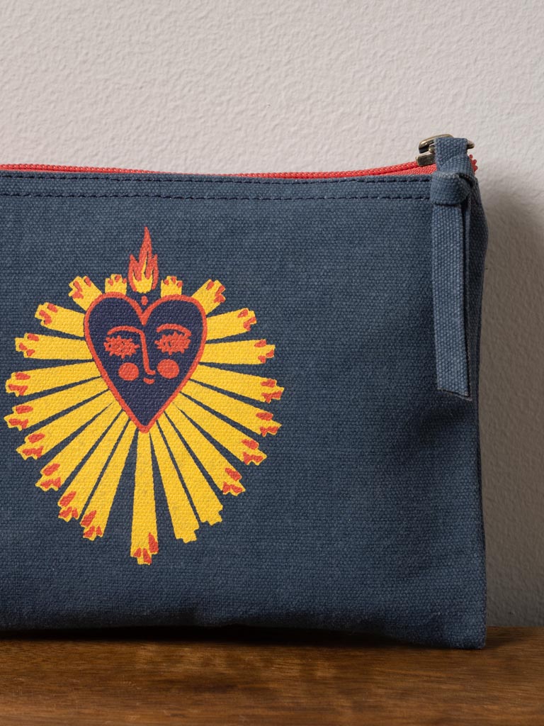 Pochette bleue et Ex-voto coloré - 5