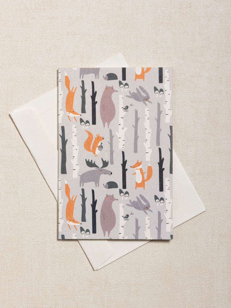Postcard Forest with envelope - 1