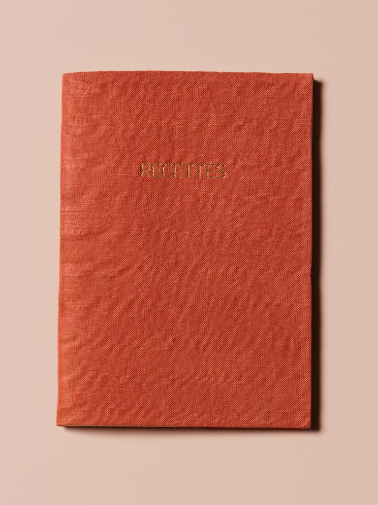 S/6 soft cover notebook A5 Recipes in french - 3