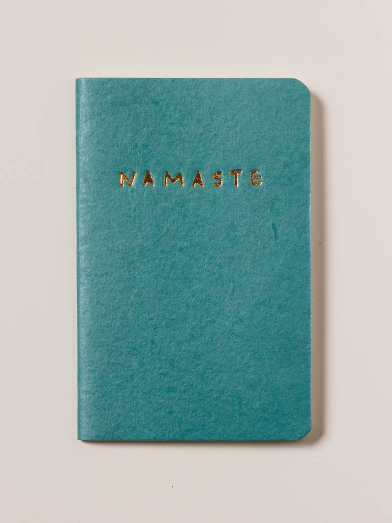 Small soft cover notebook Namaste - 1
