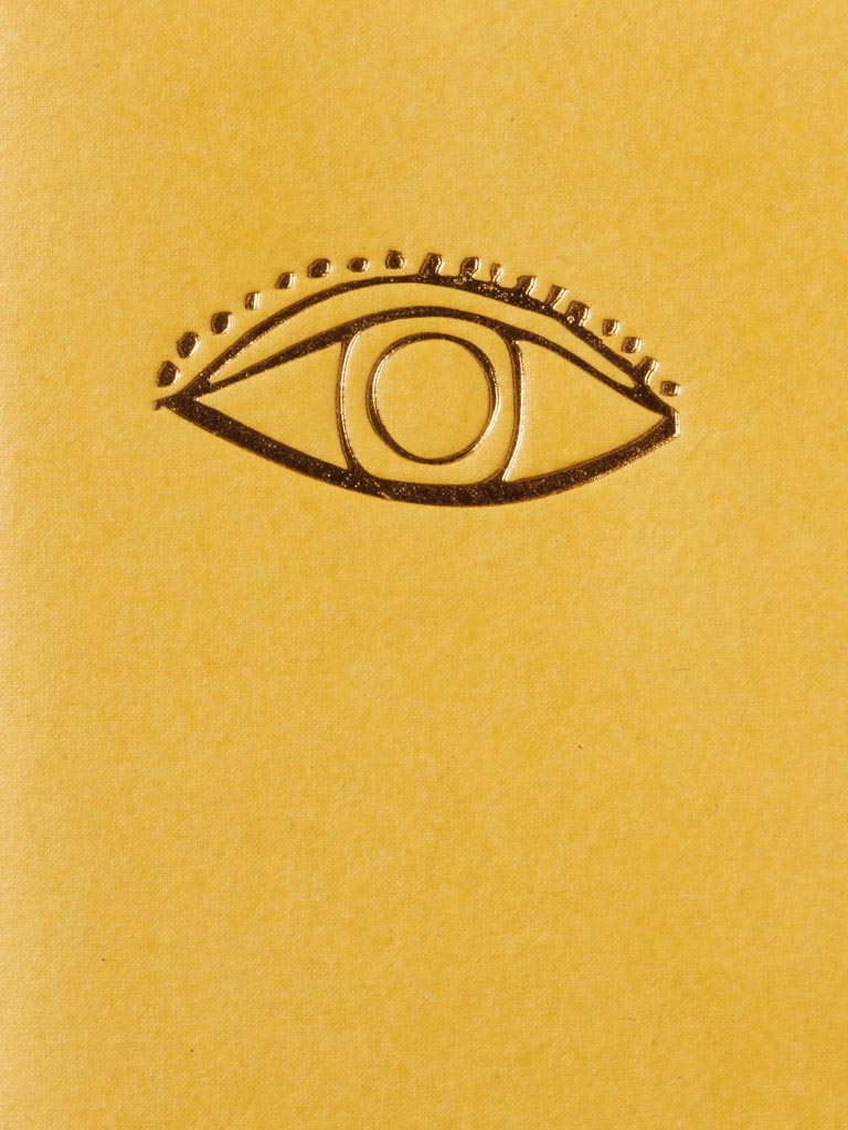 Petit carnet souple Oeil doré - 3