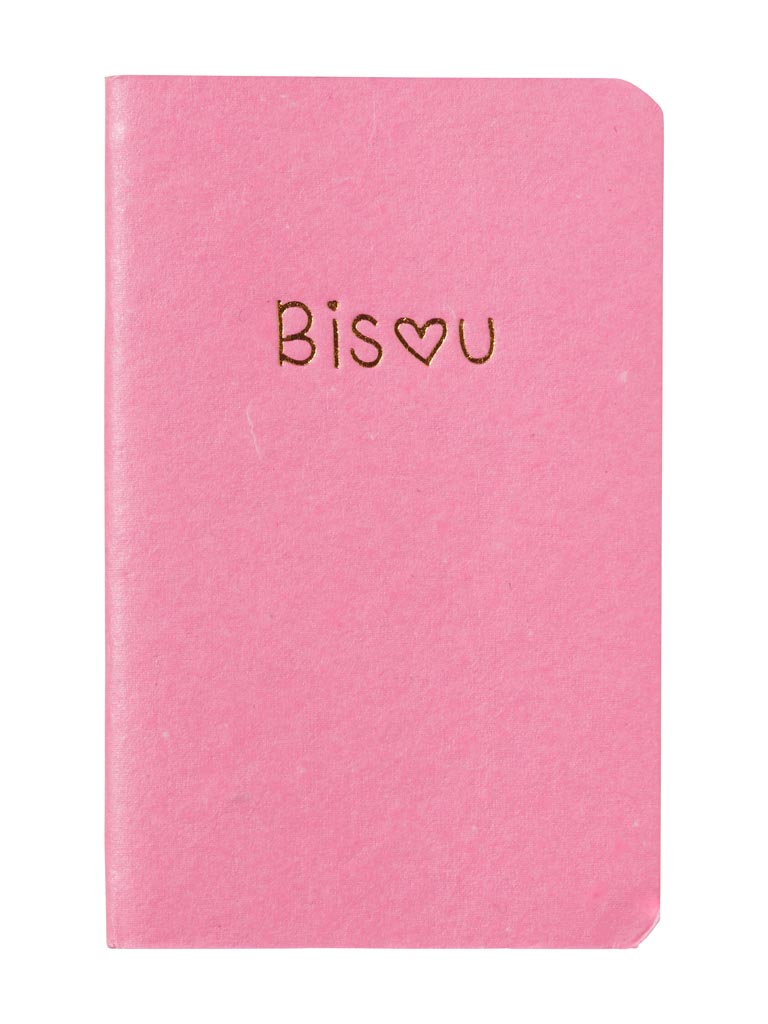 Small soft cover notebook Bisou - 2