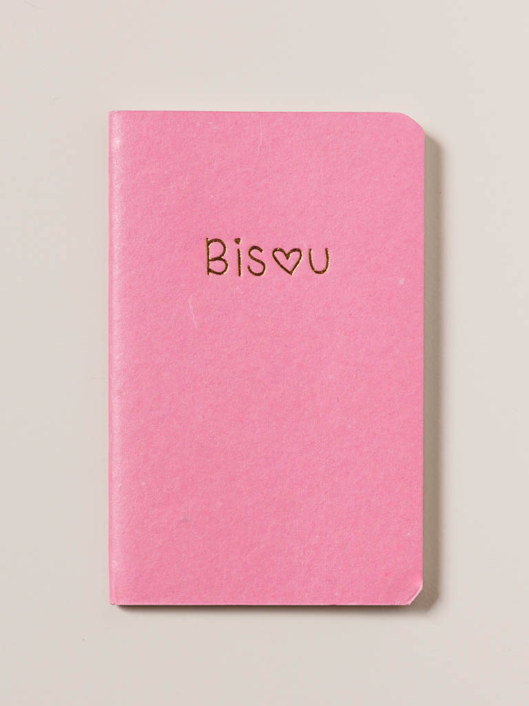 Small soft cover notebook Bisou - 1