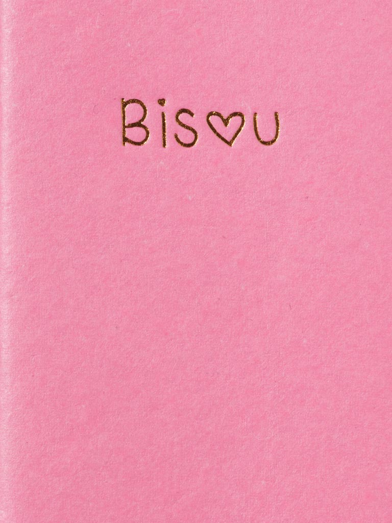 Small soft cover notebook Bisou - 3