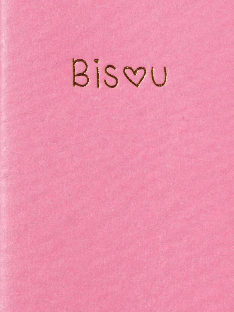Petit carnet souple Bisou - 3
