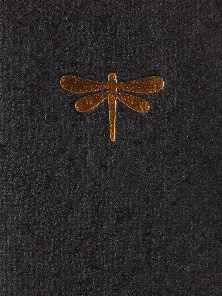 Small soft cover  notebook Dragonfly - 3