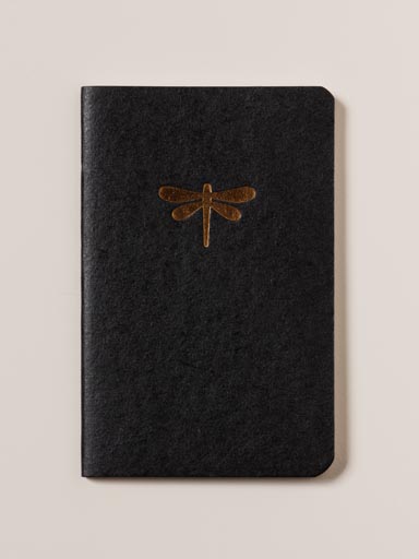 Small notebook dragonfly black