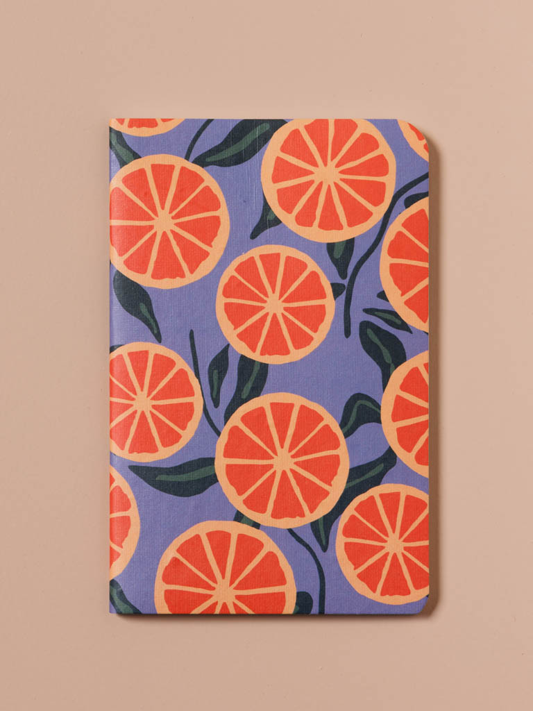 Small soft cover notebook Grapefruits - 1