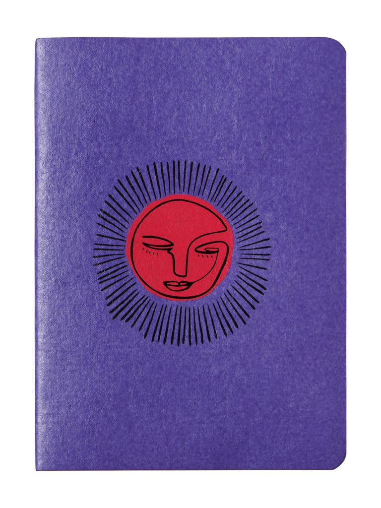 Soft cover notebook A5 Sun purple & orange - 2
