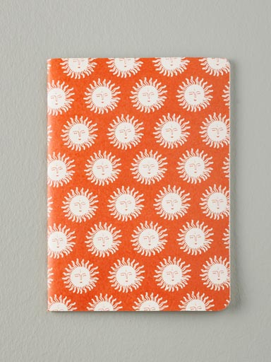 Soft cover orange notebook A5 Sanama