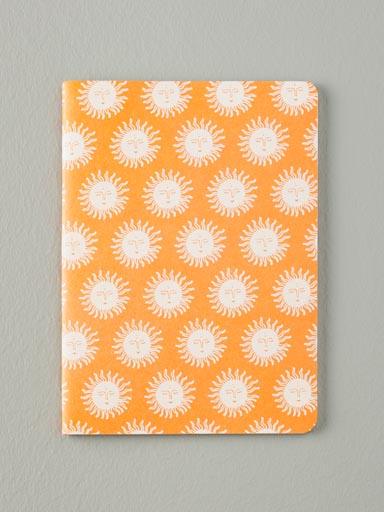 Soft cover yellow notebook A5 Sanama
