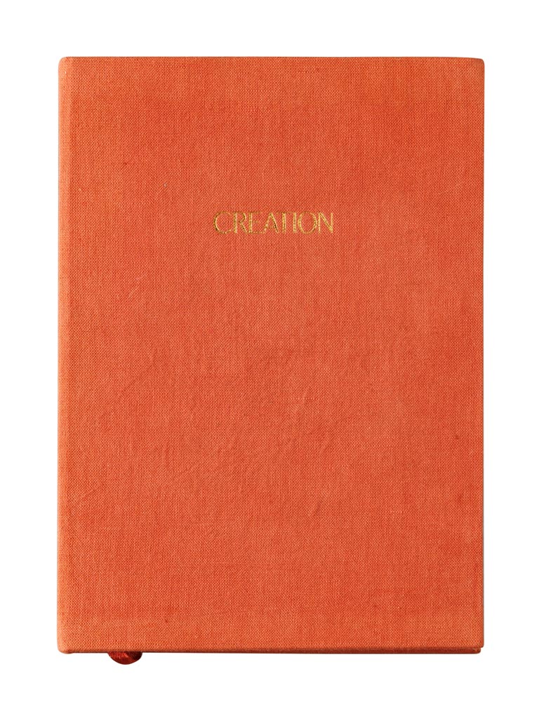 Carnet rigide lin A5 Creation - 2
