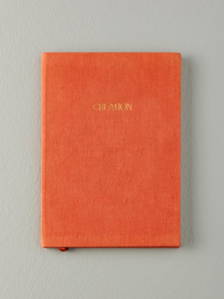 Carnet rigide lin A5 Creation - 1
