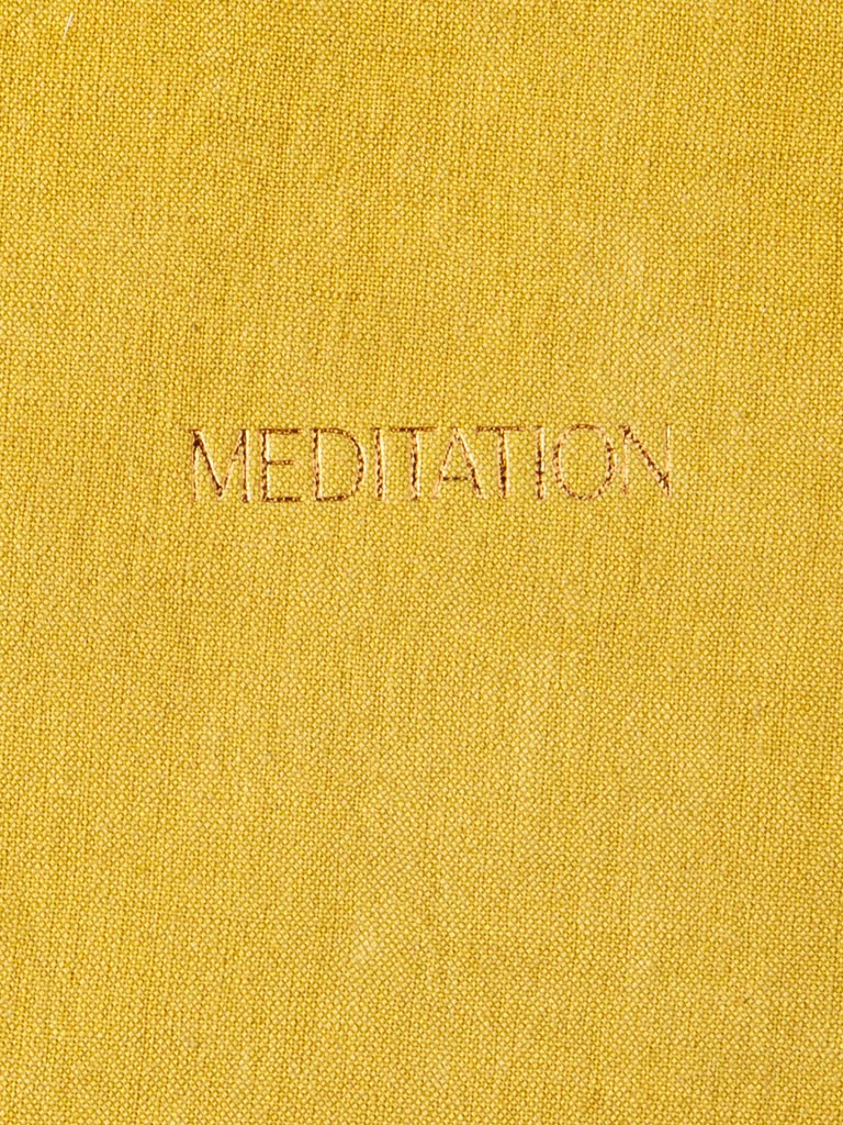 Linen hard cover notebook A5 Meditation - 3