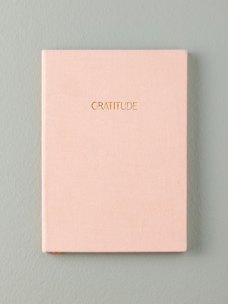 Linen hard cover notebook A5 Gratitude - 1