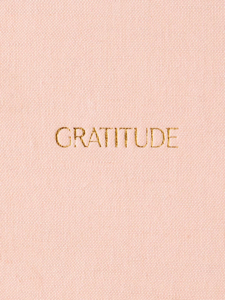 Linen hard cover notebook A5 Gratitude - 3