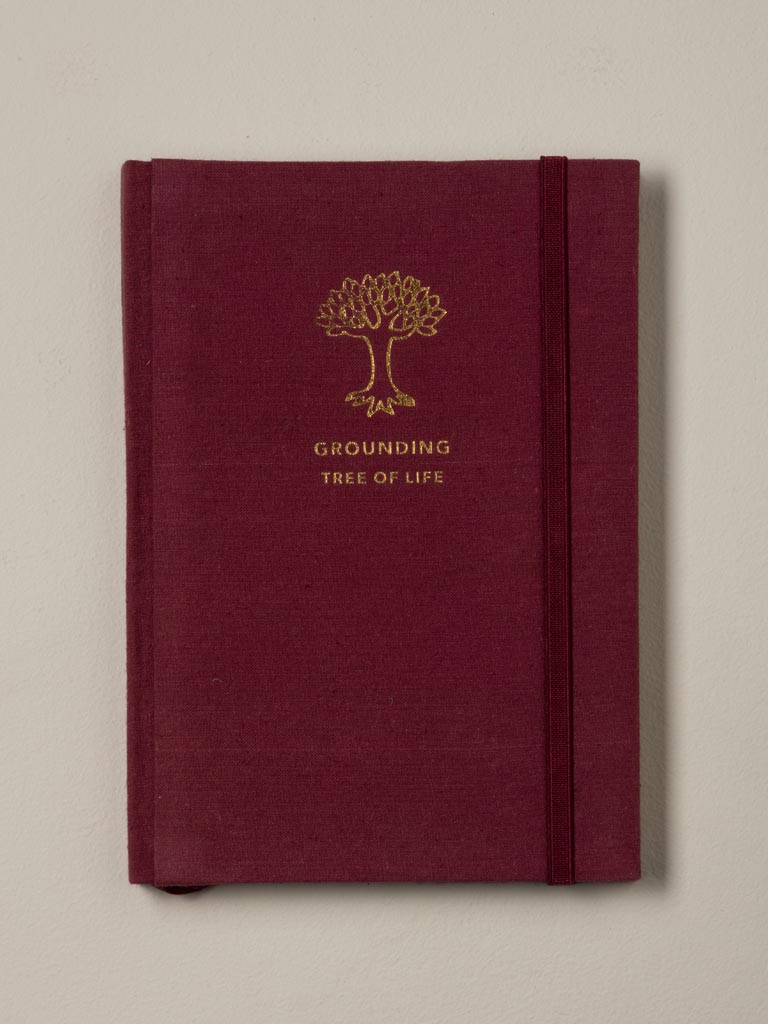 S/3 hard cover linen notebooks Mantras Tierra - 4