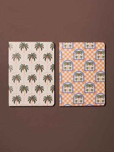 S/2 carnet soupels A5 Palmiers